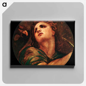 アートパネル-St John the Evangelist - ティツィアーノ ヴェチェッリオ Canvas.