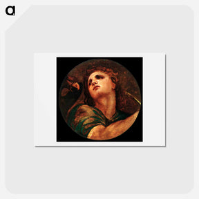 アートポストカード-St John the Evangelist - ティツィアーノ ヴェチェッリオ Postcard.