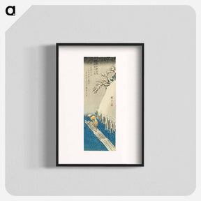アートポスター-Snow on the Sumida River
 - 歌川 広重 Poster.