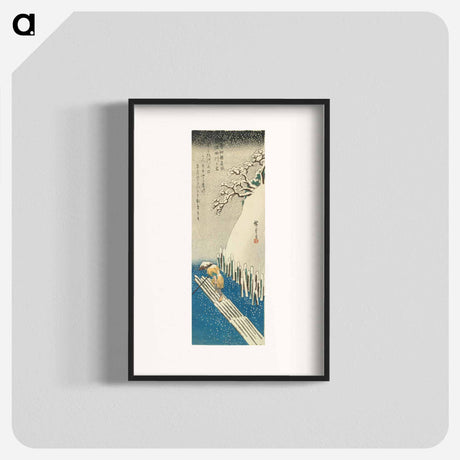 アートポスター-Snow on the Sumida River
 - 歌川 広重 Poster.