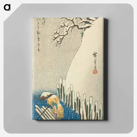 アートパネル-Snow on the Sumida River
 - 歌川 広重 Canvas.