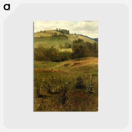 アートポストカード-Green Mountains, Vermont - アルバート ビアスタット Postcard.
