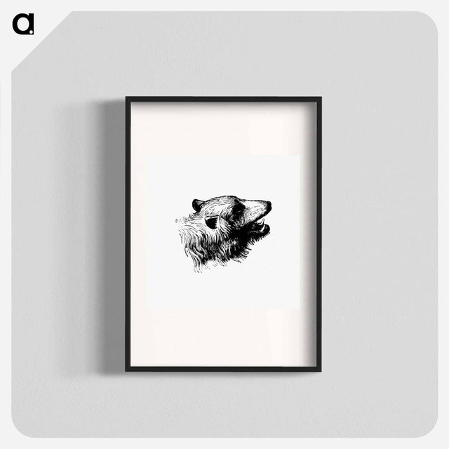 アートポスター-Bear Engraving
 - 大英図書館 Poster.