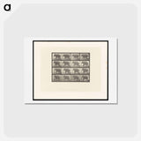 アートポストカード-Elephant Walking
 - エドワード マイブリッジ Postcard.