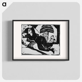 アートポスター-Rest (Ruhe) - エルンスト ルートヴィヒ キルヒナー Poster.