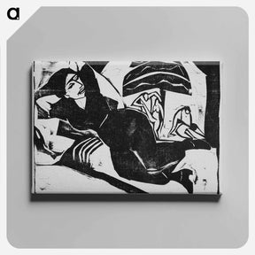 アートパネル-Rest (Ruhe) - エルンスト ルートヴィヒ キルヒナー Canvas.