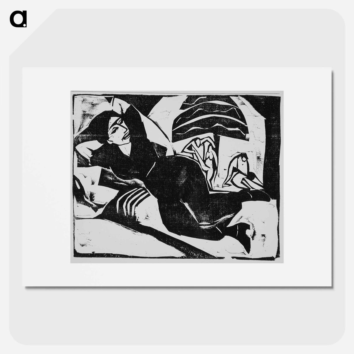 Rest (Ruhe) - Ernst Ludwig Kirchner Poster.