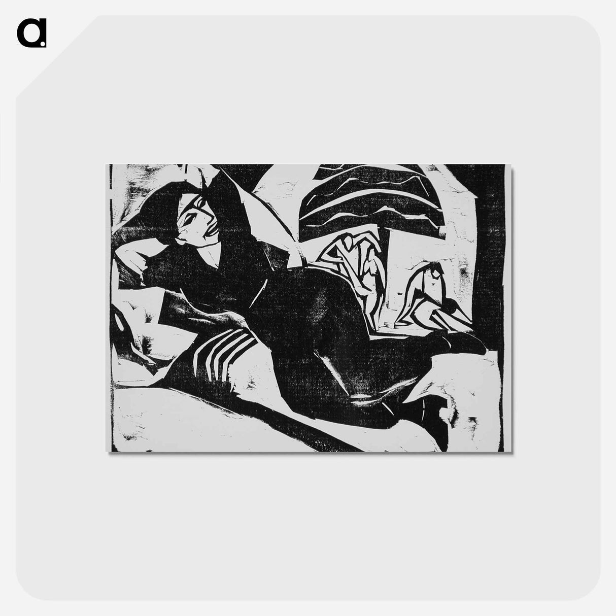 アートポストカード-Rest (Ruhe) - エルンスト ルートヴィヒ キルヒナー Postcard.