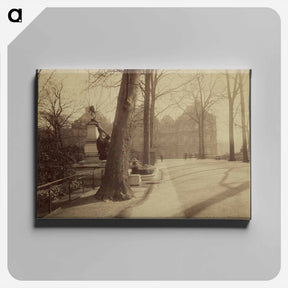 アートパネル-Jardin de Luxembourg
 - ウジェーヌ アジェ Canvas.