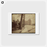 アートポストカード-Jardin de Luxembourg
 - ウジェーヌ アジェ Postcard.