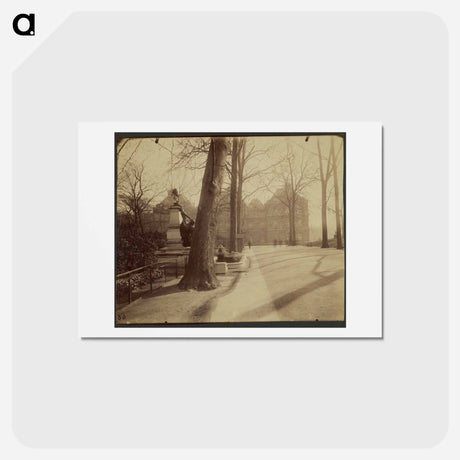 アートポストカード-Jardin de Luxembourg
 - ウジェーヌ アジェ Postcard.