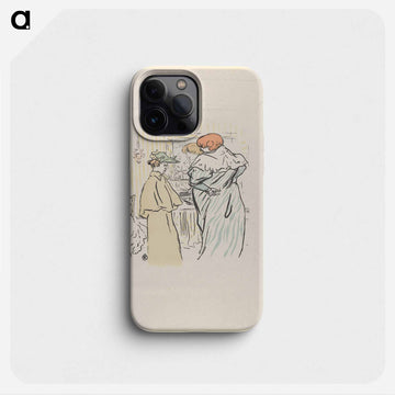 Alors vous êtes sages - アンリ ド トゥールーズ ロートレック Phone Case.