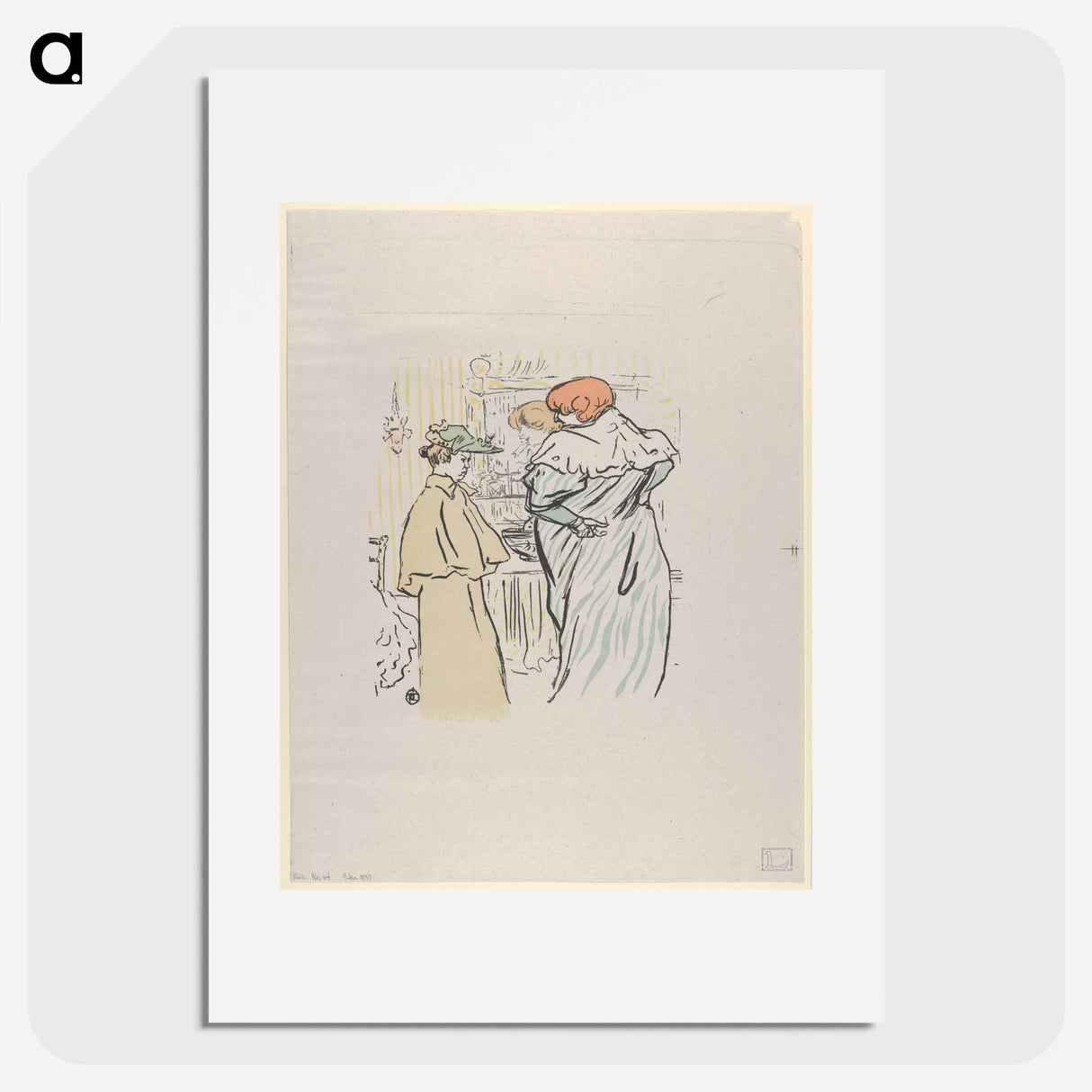 All rights reserved - Henri de Toulouse-Lautrec Poster.