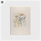アートポストカード-Alors vous êtes sages - アンリ ド トゥールーズ ロートレック Postcard.