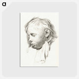 アートポストカード-Sleeping boy - ジャン ベルナール Postcard.