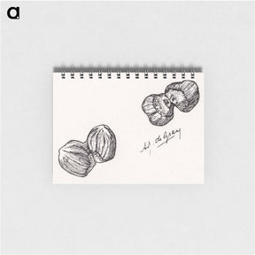 アートメモ帳-Four chestnuts - ユリー デ フラーハ Memo.