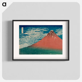 アートポスター-Fine Wind, Clear Weather - 葛飾 北斎 Poster.