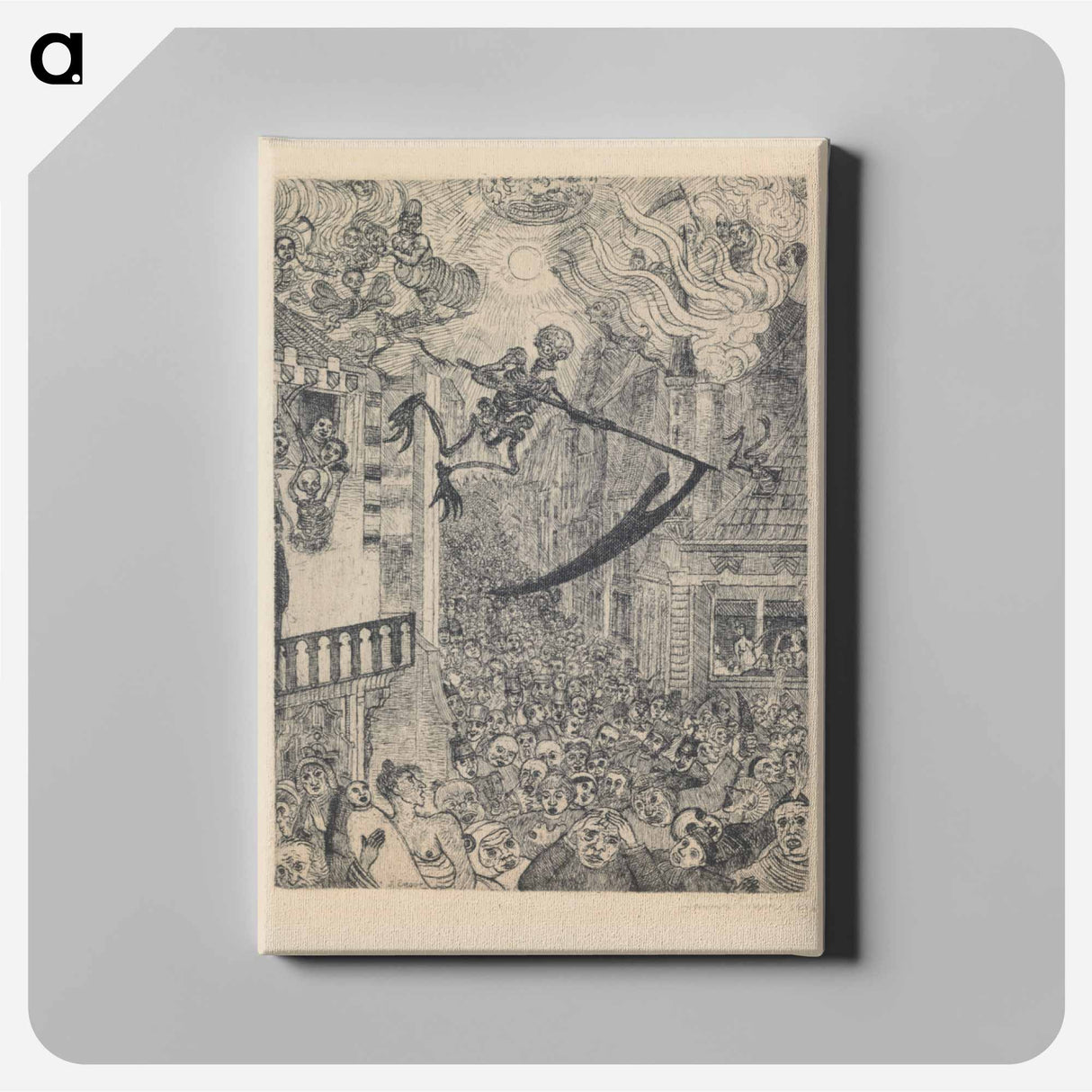 アートパネル-Death Pursuing the Human Herd
 - セントルイス美術館 Canvas.