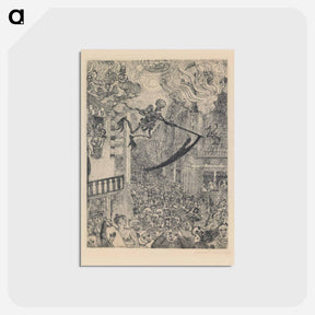 アートポストカード-Death Pursuing the Human Herd
 - セントルイス美術館 Postcard.