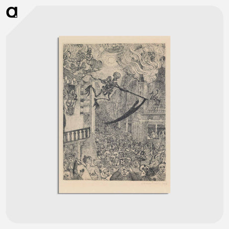 アートポストカード-Death Pursuing the Human Herd
 - セントルイス美術館 Postcard.