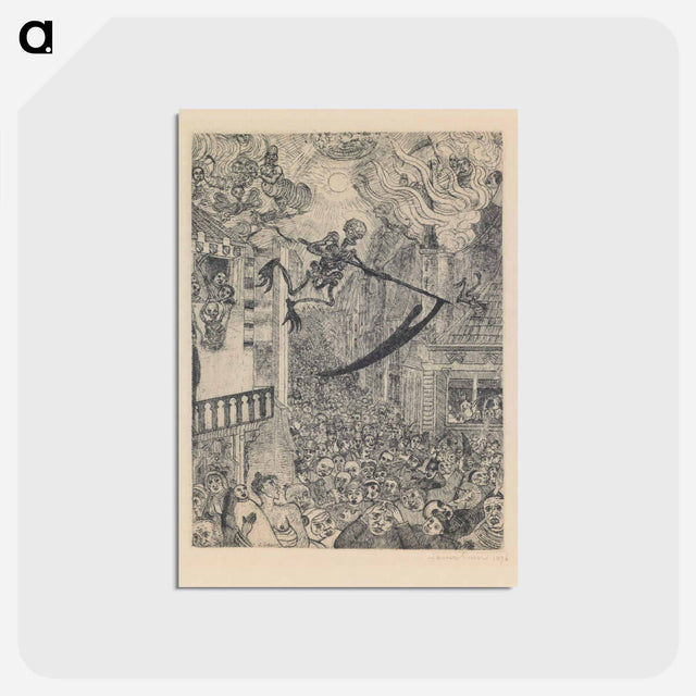 アートポストカード-Death Pursuing the Human Herd
 - セントルイス美術館 Postcard.