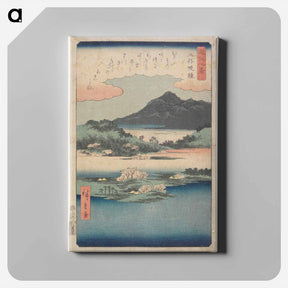 アートパネル-Vesper at Mii Temple
 - 歌川 広重 Canvas.