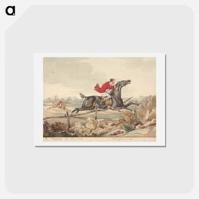 アートポストカード-Qualified Horses and Unqualified Riders: 'Charging an Ox Fence with Good Success'
 - イェール大学アートギャラリー Postcard.