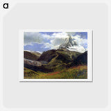 Grunewald - アルバート ビアスタット Postcard.