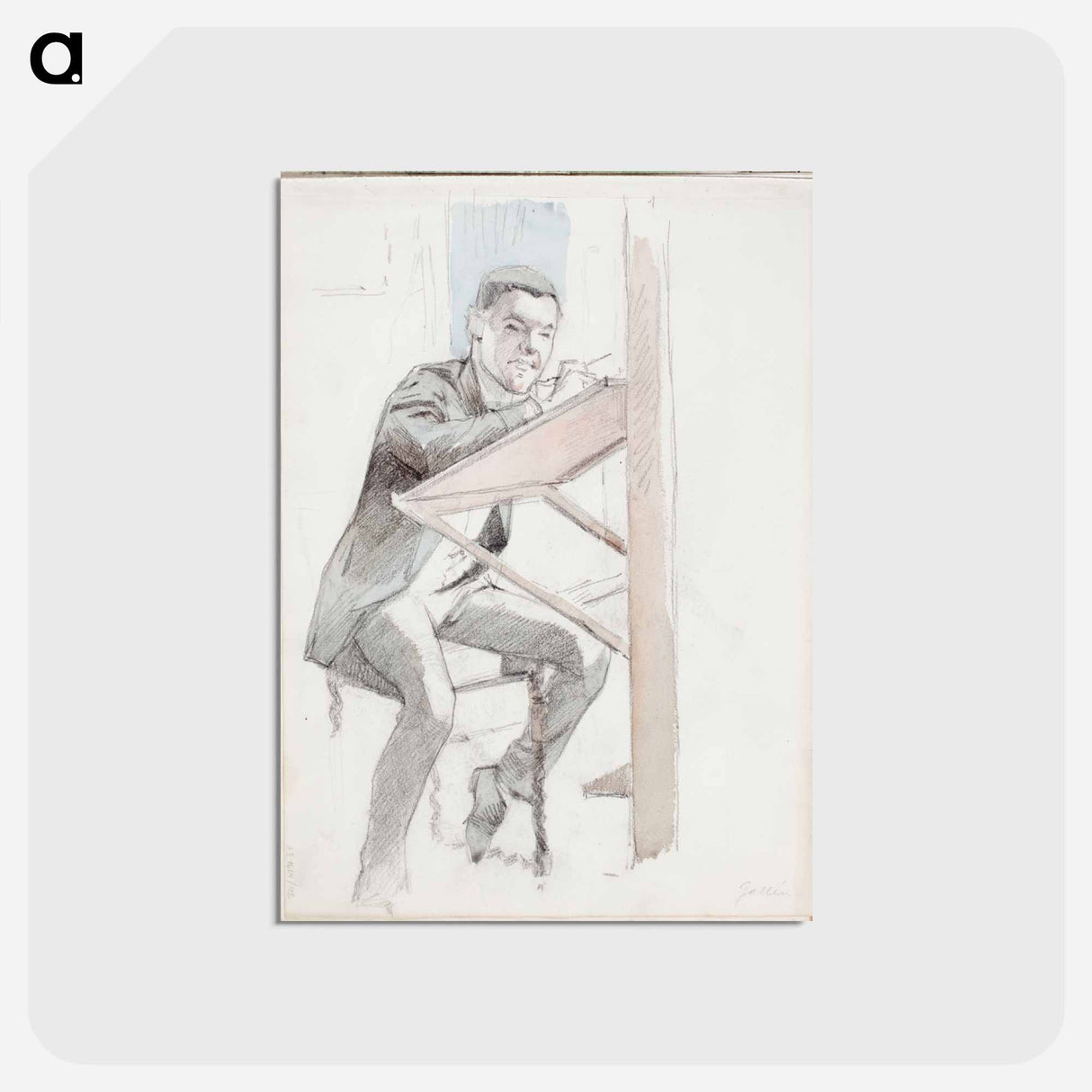 アートポストカード-(unknown) - アルバート エーデルフェルト Postcard.