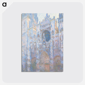 アートポストカード-The Portal of Rouen Cathedral in Morning Light - クロード モネ Postcard.