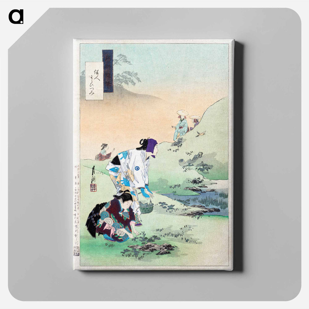 アートパネル-Beauties Harvesting Bracken
 - クリーブランド美術館 Canvas.