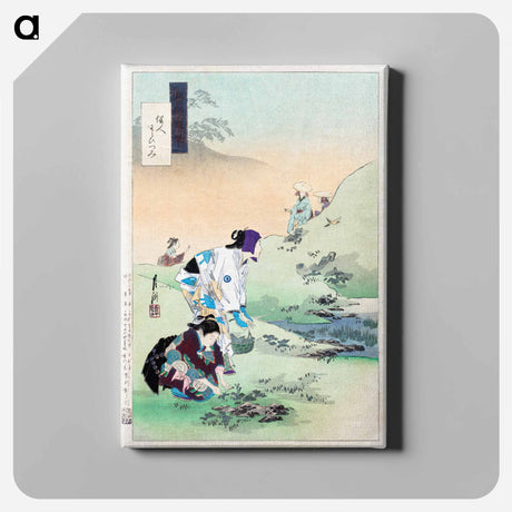 アートパネル-Beauties Harvesting Bracken
 - クリーブランド美術館 Canvas.