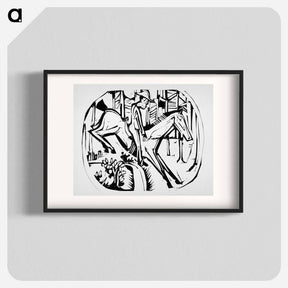 アートポスター-Drawings by Ernst Ludwig Kirchner - エルンスト ルートヴィヒ キルヒナー Poster.