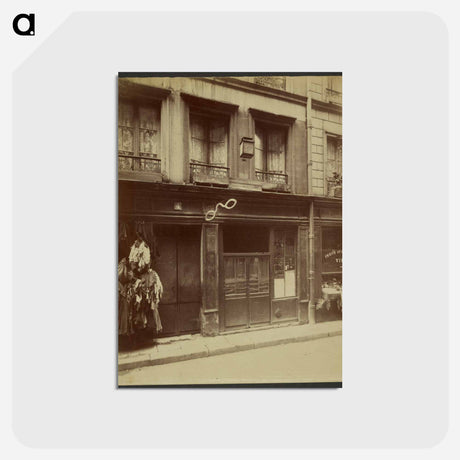 アートポストカード-Cabaret du père Lunette
 - ウジェーヌ アジェ Postcard.