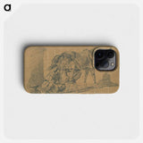 A blacksmith - ウジェーヌ ドラクロワ Phone Case.
