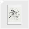 アートポストカード-The Laundress - アンリ ド トゥールーズ ロートレック Postcard.