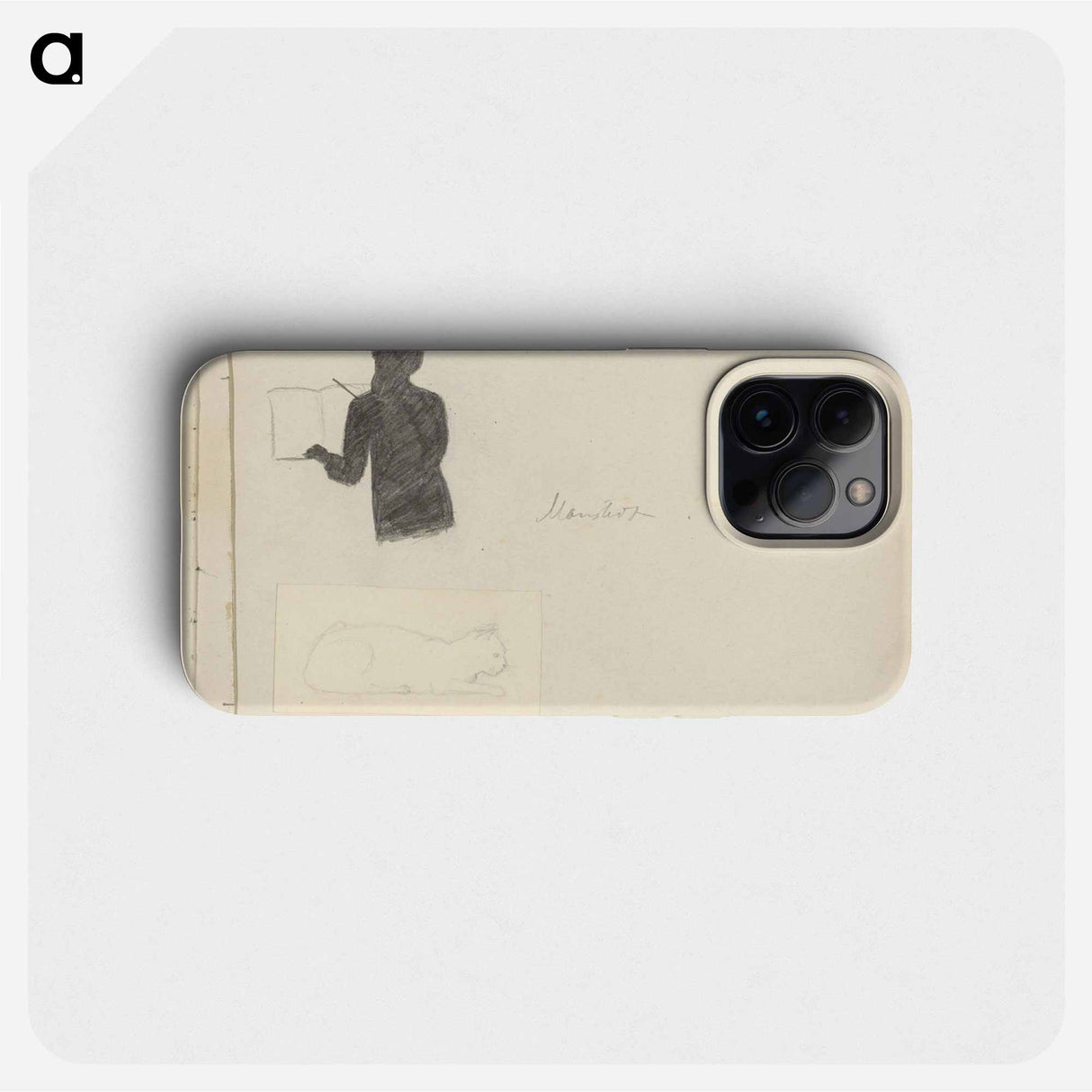 Liggende kata - Julie de Graag Phone Case.