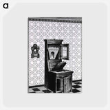 アートポストカード-Toilet with Removable Bucket
 - 国立医学図書館 Postcard.