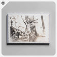 アートパネル-Woman in Swimsuit in Diving Pose on Treestump
 - セントルイス美術館 Canvas.