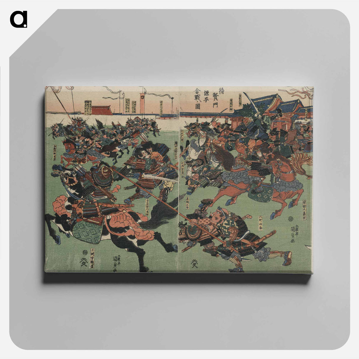 アートパネル-Taikenmon genpei kassen no zu
 - 歌川 国貞 Canvas.