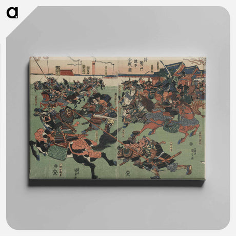 アートパネル-Taikenmon genpei kassen no zu
 - 歌川 国貞 Canvas.