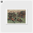 アートポストカード-Taikenmon genpei kassen no zu
 - 歌川 国貞 Postcard.