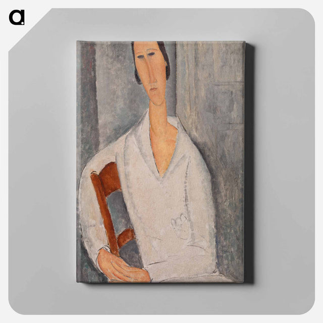 アートパネル-Madame Hanka Zborowska Leaning on a Chair
 - バーンズ・コレクション Canvas.