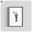 アートポスター-Parade Brass Musician From The Z.Z.G or Zig Zag Guide Round And About The Bold And Beautiful Kentish Coast
 - 大英図書館 Poster.