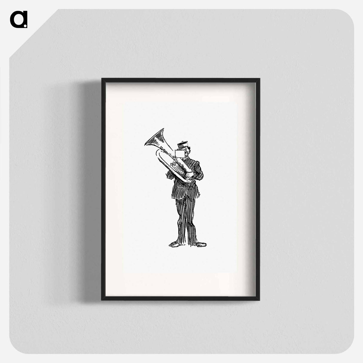 アートポスター-Parade Brass Musician From The Z.Z.G or Zig Zag Guide Round And About The Bold And Beautiful Kentish Coast
 - 大英図書館 Poster.