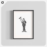 アートポスター-Parade Brass Musician From The Z.Z.G or Zig Zag Guide Round And About The Bold And Beautiful Kentish Coast
 - 大英図書館 Poster.