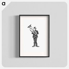 アートポスター-Parade Brass Musician From The Z.Z.G or Zig Zag Guide Round And About The Bold And Beautiful Kentish Coast
 - 大英図書館 Poster.