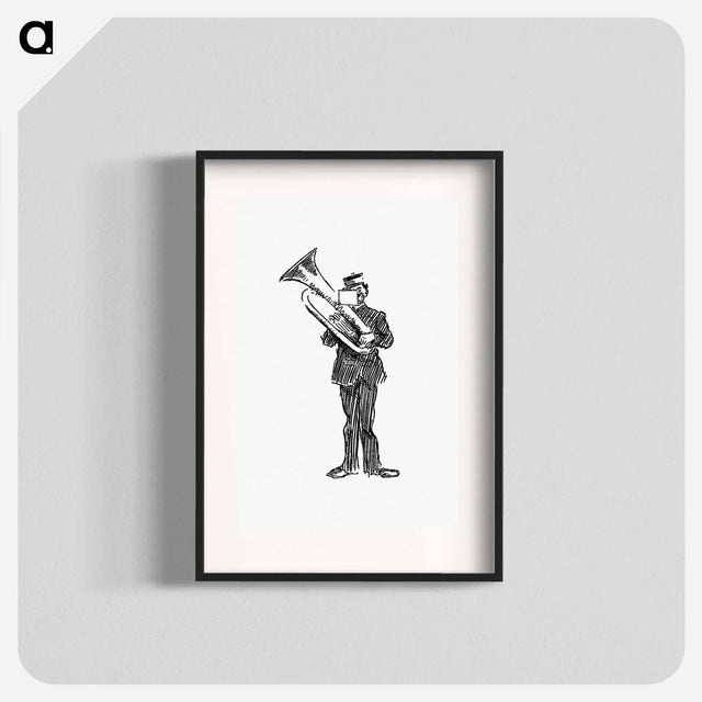アートポスター-Parade Brass Musician From The Z.Z.G or Zig Zag Guide Round And About The Bold And Beautiful Kentish Coast
 - 大英図書館 Poster.
