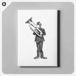 アートパネル-Parade Brass Musician From The Z.Z.G or Zig Zag Guide Round And About The Bold And Beautiful Kentish Coast
 - 大英図書館 Canvas.