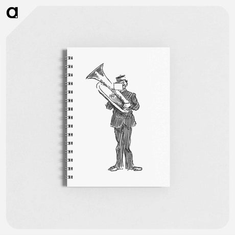 アートメモ帳-Parade Brass Musician From The Z.Z.G or Zig Zag Guide Round And About The Bold And Beautiful Kentish Coast
 - 大英図書館 Memo.